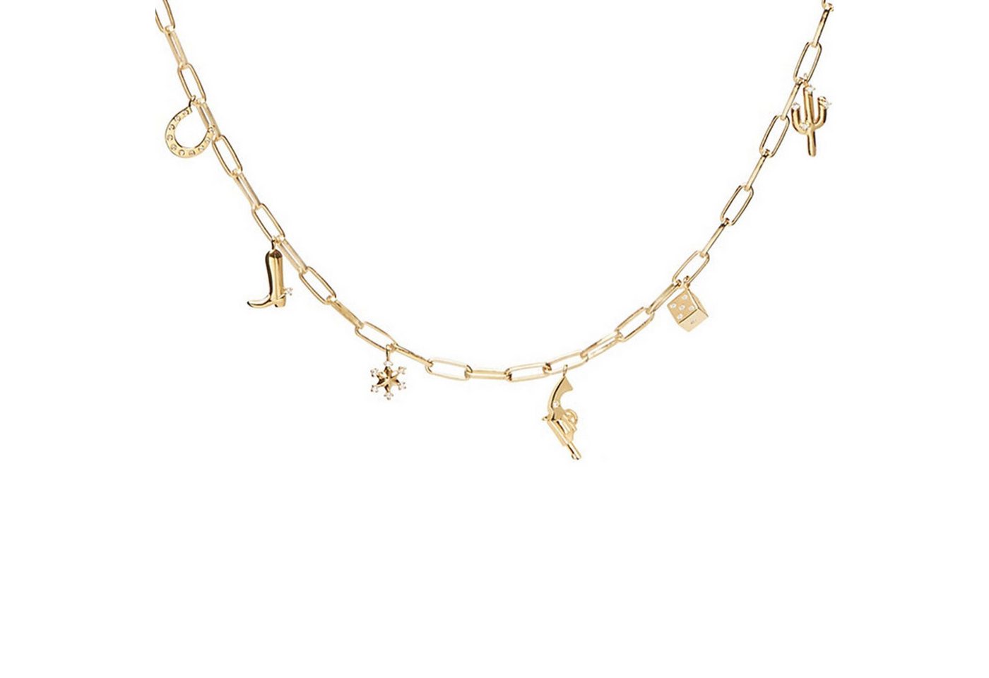 PDPAOLA Charm-Kette Halskette Necklace for Kids (keine Angabe, 1-tlg., Charm-Kette) von PDPAOLA