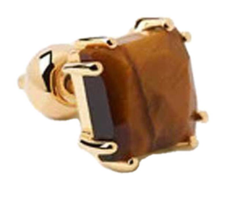 PDPAOLA Ohrstecker-Set Suki Einzel Ohrring mit Edelstein - 18K Goldplattierung von PDPAOLA