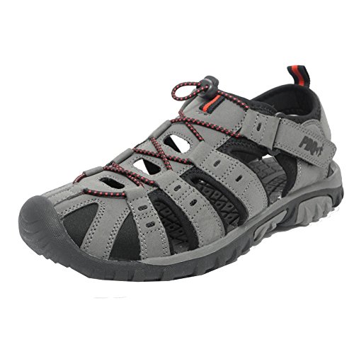 PDQ , Herren Traillaufschuhe, Dark Taupe/Orange - Größe: 44 von PDQ