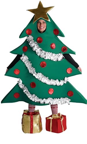 PDYLZWZY Mama und ich Weihnachtskostüm Erwachsene und Kinder Weihnachtsbaumkostüm Festliches Partykleid Outfit (Baum Erwachsener, Einheitsgröße) von PDYLZWZY