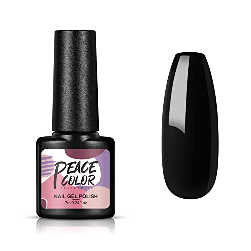 PEACECOLOR Gel Nagellack Soak-Off Gellack Tinte blau, Gel Nail Polish Perfekt für Anfänger, 7ML UV Nails Nagellack von PEACECOLOR