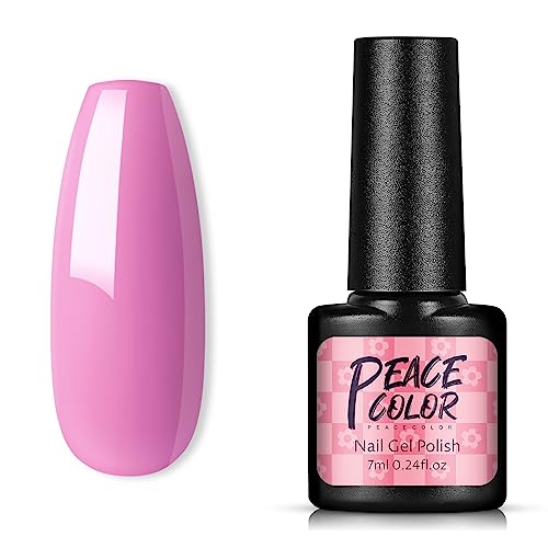 PEACECOLOR UV Gel Nagellack 7ml, Semi Permanent Gellack, Soak Off UV/LED Kunst Maniküre Gel Nail Polish 7ml #19 von PEACECOLOR