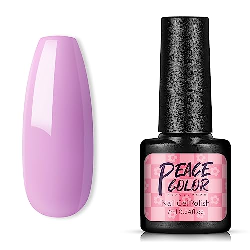 PEACECOLOR UV Gel Nagellack 7ml, Semi Permanent Gellack, Soak Off UV/LED Kunst Maniküre Gel Nail Polish 7ml #20 von PEACECOLOR