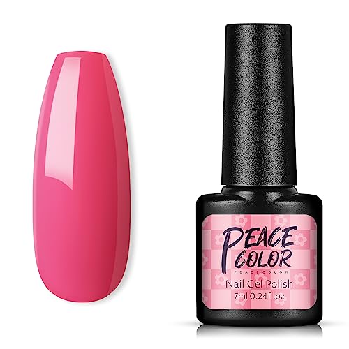 PEACECOLOR UV Gel Nagellack 7ml, Semi Permanent Gellack, Soak Off UV/LED Kunst Maniküre Gel Nail Polish 7ml #21 von PEACECOLOR