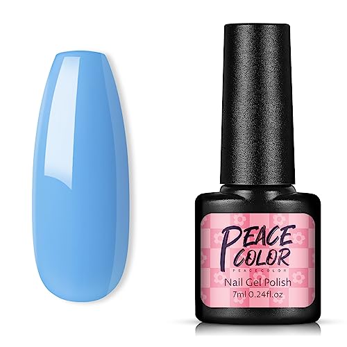 PEACECOLOR UV Gel Nagellack 7ml, Semi Permanent Gellack, Soak Off UV/LED Kunst Maniküre Gel Nail Polish 7ml #38 von PEACECOLOR