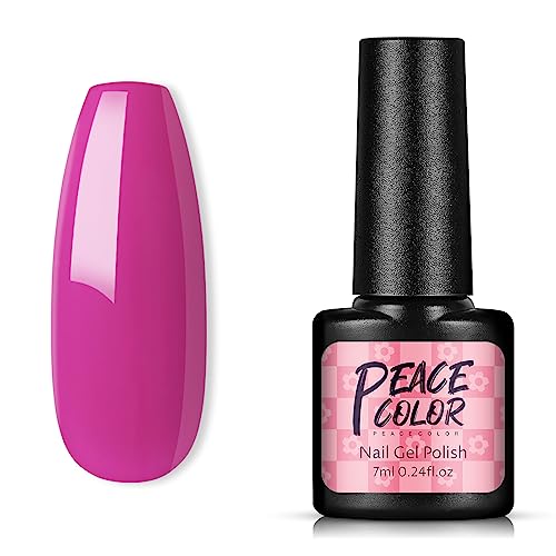 PEACECOLOR UV Gel Nagellack 7ml, Semi Permanent Gellack, Soak Off UV/LED Kunst Maniküre Gel Nail Polish 7ml #39 von PEACECOLOR