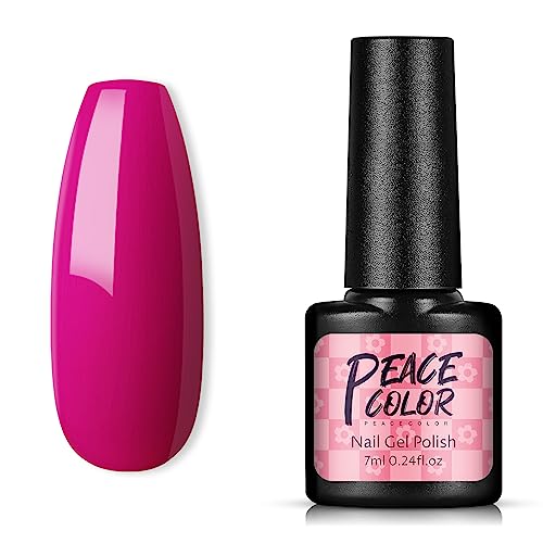 PEACECOLOR UV Gel Nagellack 7ml, Semi Permanent Gellack, Soak Off UV/LED Kunst Maniküre Gel Nail Polish 7ml #40 von PEACECOLOR