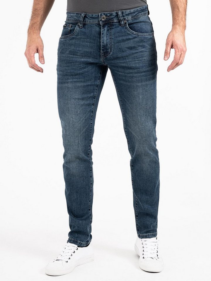 PEAK TIME Slim-fit-Jeans Mailand Herren Jeans mit super hohem Stretch-Anteil von PEAK TIME