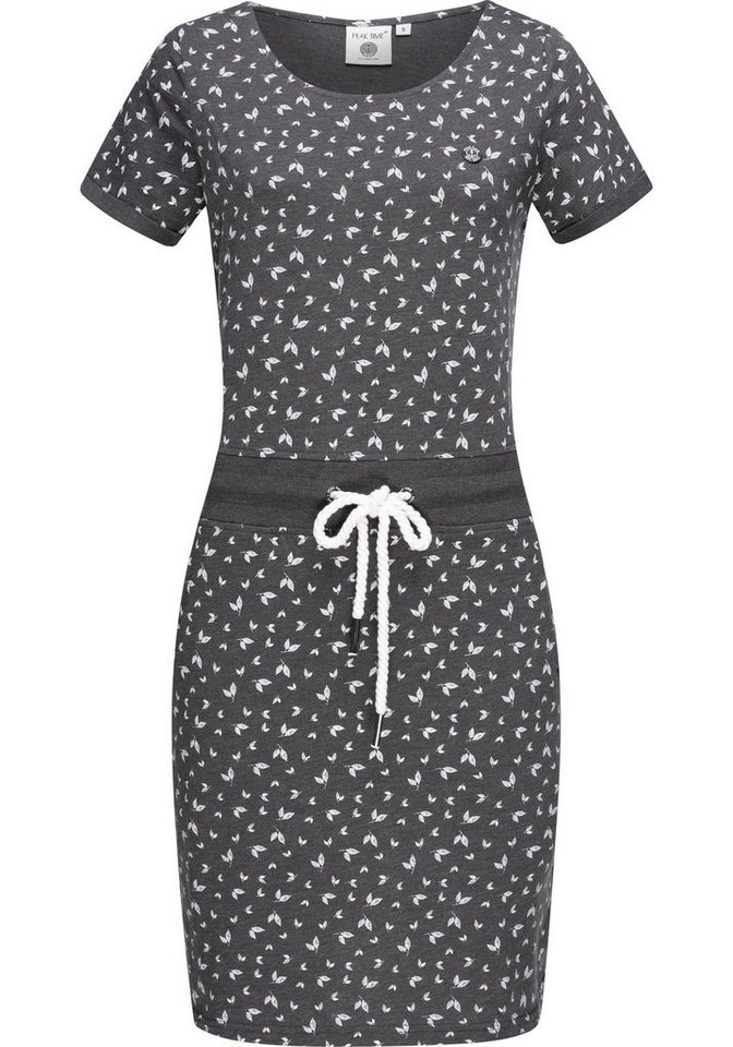 PEAK TIME Sommerkleid L80023 leichtes Jersey Strandkleid mit Kordel von PEAK TIME