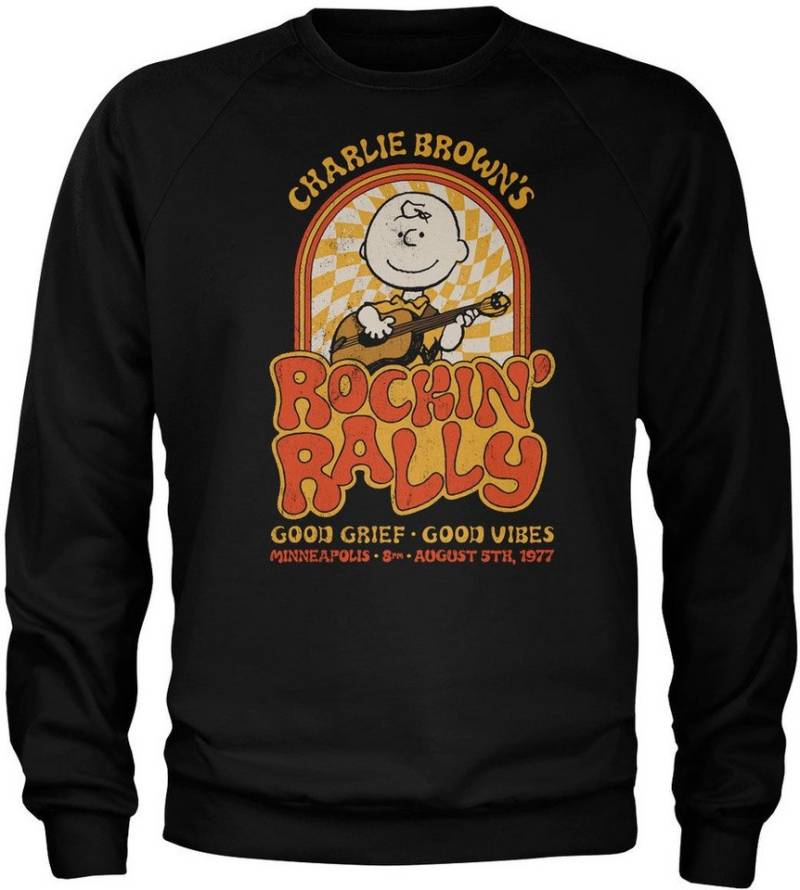 PEANUTS Worldwide LLC Rundhalspullover Charlie Browns Rockin Rally Sweatshirt von PEANUTS Worldwide LLC
