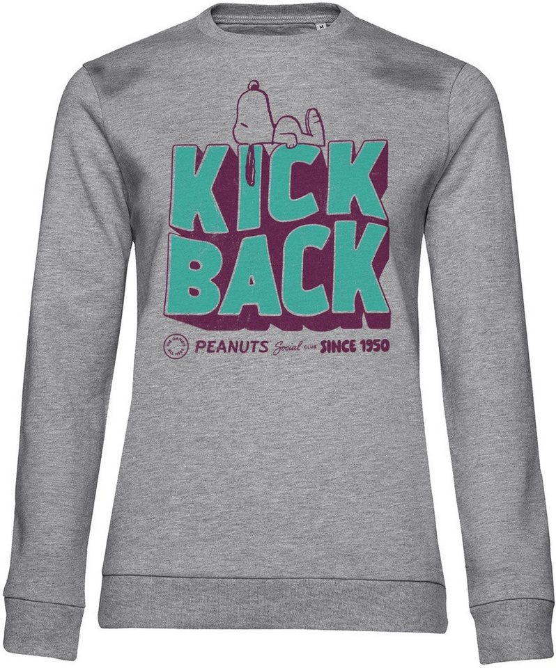 PEANUTS Worldwide LLC Rundhalspullover Kick Back Social Club Girly Sweatshirt PEANUTS Worldwide LLC Rundhalspullover Kick Back Social Club Girly Sweatshirt von PEANUTS Worldwide LLC