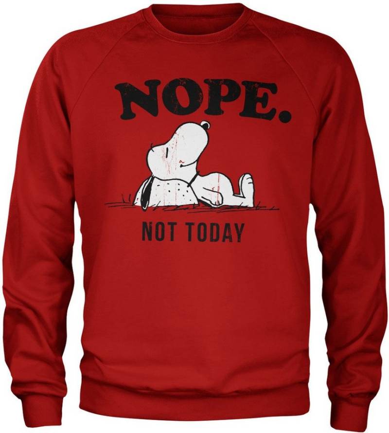 PEANUTS Worldwide LLC Rundhalspullover Nope Not Today Sweatshirt von PEANUTS Worldwide LLC