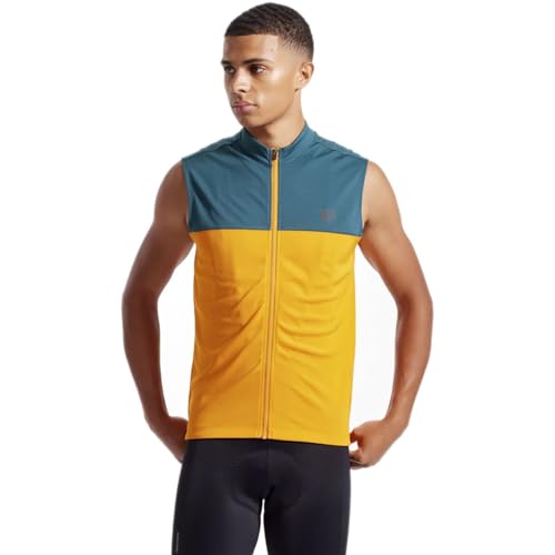 PEARL IZUMI Quest Herren Trikot ohne Ärmel Sunfire/Dark Spruce L von PEARL IZUMI