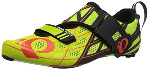 PEARL IZUMI Unisex-Erwachsene Tri Fly Pro V3 Fahrradschuh, Grün (Limettenloch/Schwarz), 39 EU von PEARL IZUMI