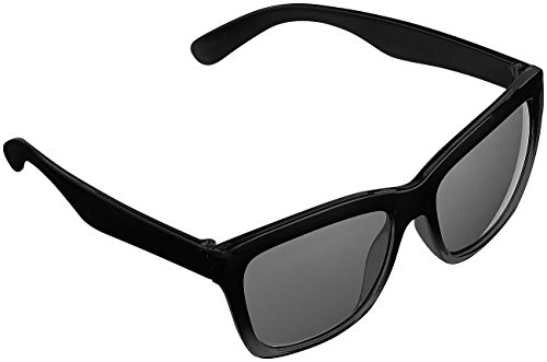 PEARL Nerd Sonnenbrille: Sonnenbrille im Retro-Look, UV-Schutz 400 (Nerd Sonnenbrille Herren, Sonnenbrille Herren Retro, Schutzbrille) von PEARL