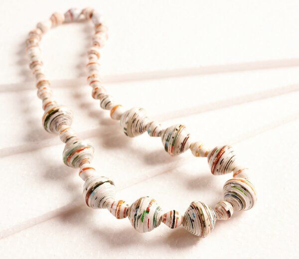 PEARLS OF AFRICA Afrikanische Halskette aus Papierperlen "MASSAI" von PEARLS OF AFRICA