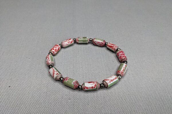 PEARLS OF AFRICA Armband aus Papierperlen "KRIBI" recycelt von PEARLS OF AFRICA