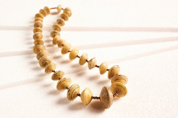 PEARLS OF AFRICA Elegante afrikanische Papierperlenkette "JARARA" von PEARLS OF AFRICA