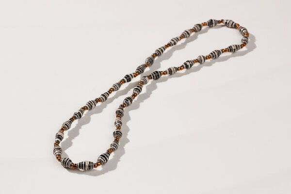 PEARLS OF AFRICA Filigrane Halskette aus Papierperlen "LA PETITE MALAIKA" von PEARLS OF AFRICA