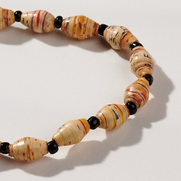 PEARLS OF AFRICA Filigranes Armband aus Papierperlen "ACHOLI" recycelt von PEARLS OF AFRICA