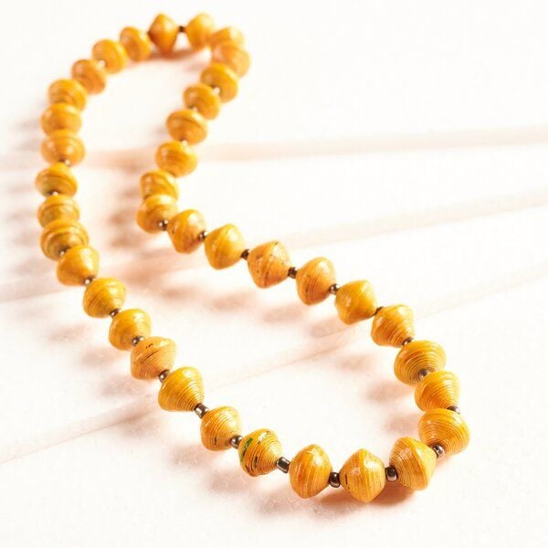 PEARLS OF AFRICA Halskette aus Papierperlen "ACHOLI SHORTY" von PEARLS OF AFRICA