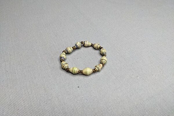 PEARLS OF AFRICA Kinderarmband aus Papierperlen "LIRA" recycelt von PEARLS OF AFRICA