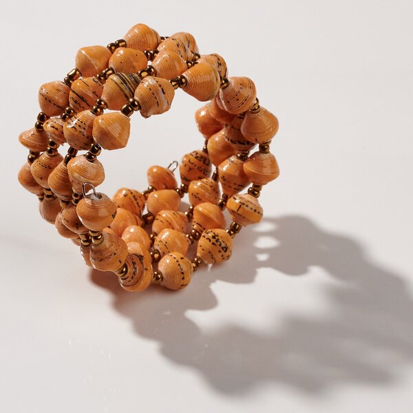 PEARLS OF AFRICA Kreolenarmband aus Papierperlen "VIVA BANGLE" von PEARLS OF AFRICA