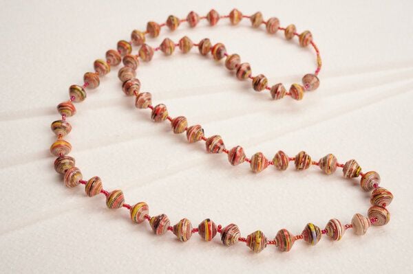 PEARLS OF AFRICA Lange Halskette aus Papierperlen ACHOLI COCO von PEARLS OF AFRICA