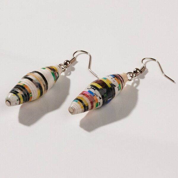 PEARLS OF AFRICA Ohrringe aus Papierperlen "HAPPY LUPITA" von PEARLS OF AFRICA
