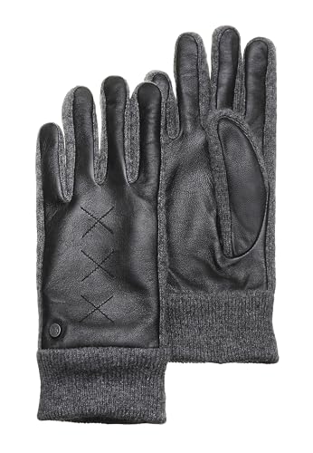 PEARLWOOD Damen Handschuh Smilla aus Schafleder-Textil Mix mit Touch-Funktion | Schwarz S von PEARLWOOD