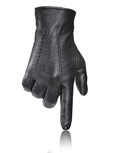 PEARLWOOD Herren Touchscreen Handschuhe GATES I aus Schafleder I Schwarz Größe XL von PEARLWOOD