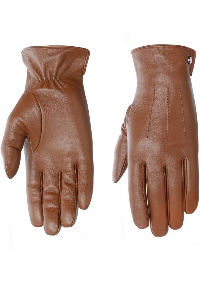 PEARLWOOD Lederhandschuhe Travis Glattlederhandschuh von PEARLWOOD