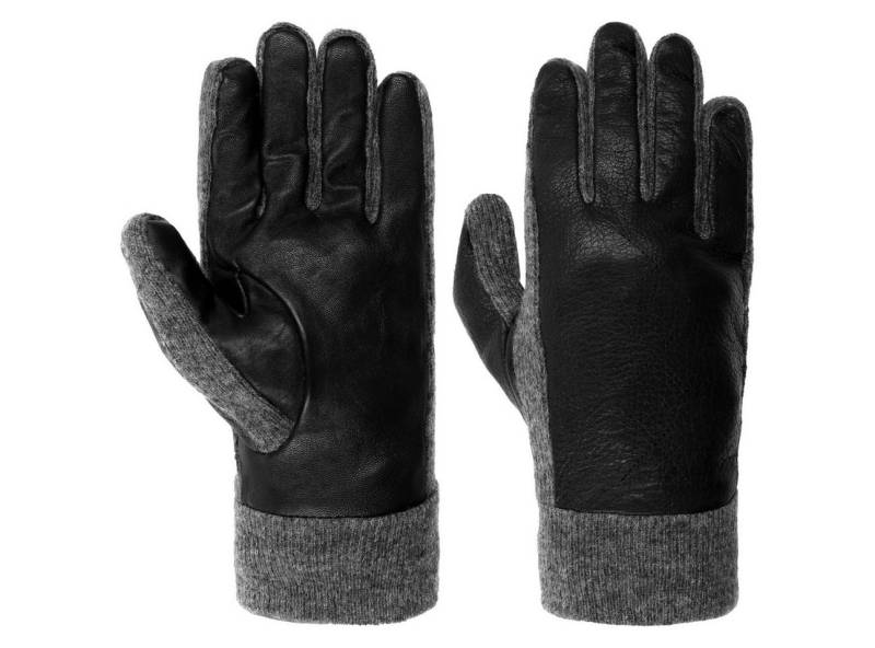 PEARLWOOD Strickhandschuhe (1-St) Lederhandschuhe mit Futter von PEARLWOOD