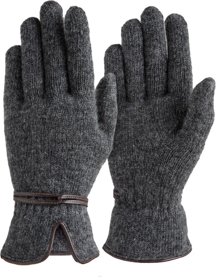 PEARLWOOD Strickhandschuhe elastischer Strickbund von PEARLWOOD