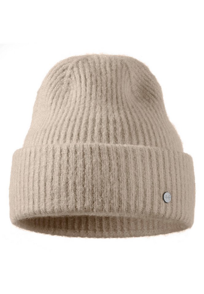 PEARLWOOD Strickmütze ALVA in feinen Rippen gestrickt von PEARLWOOD