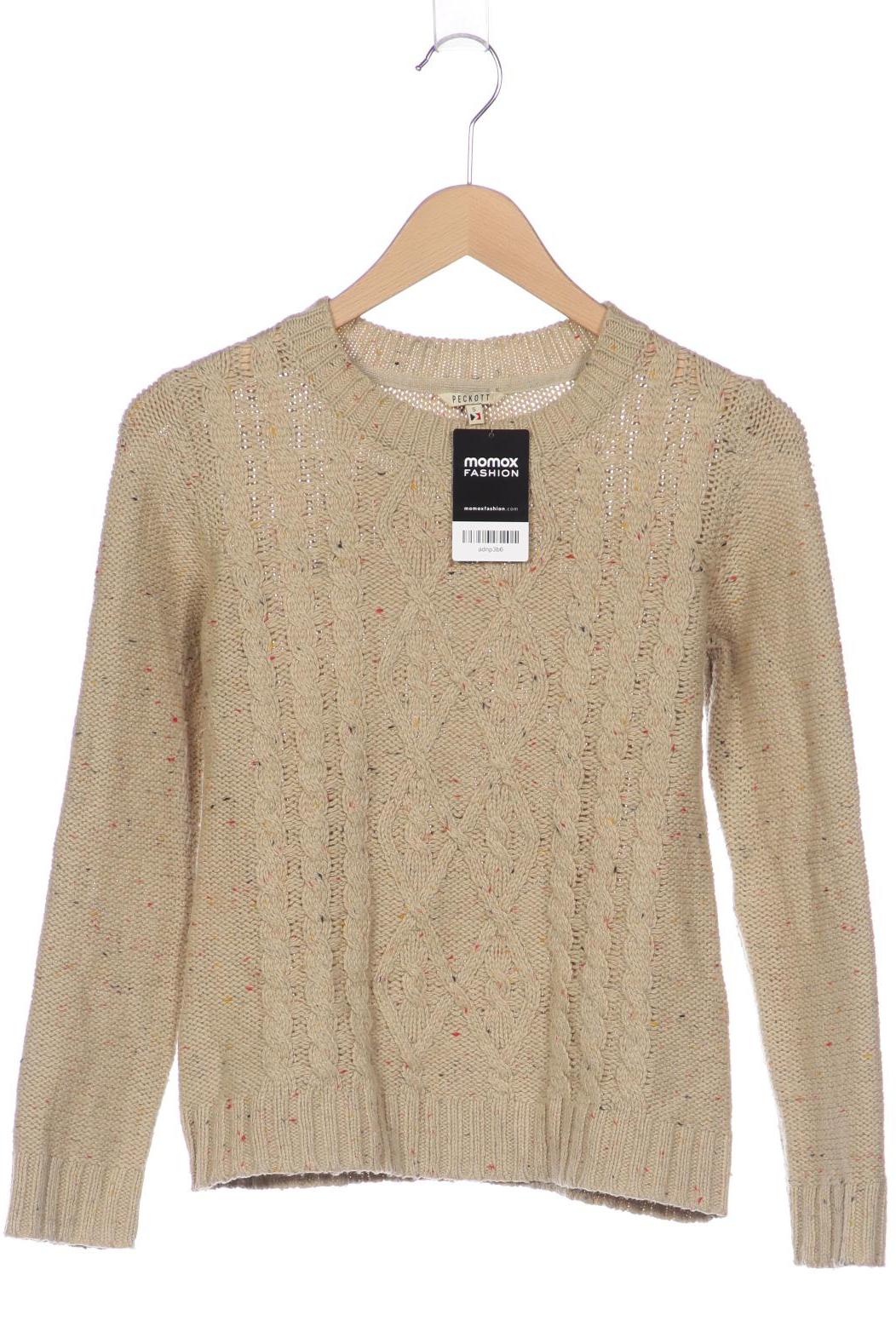 Peckott Damen Pullover, beige, Gr. 36 von PECKOTT