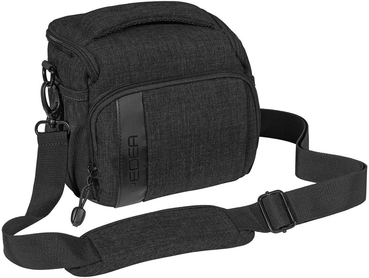 PEDEA Handytasche PEDEA Kameratasche Gr. L FASHION Foto Tasche, schwarz von PEDEA