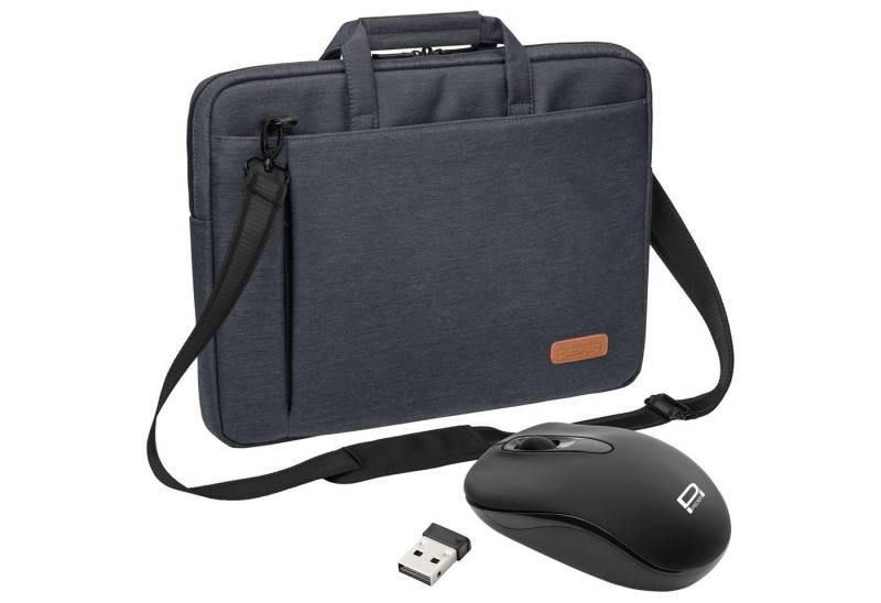 PEDEA Laptoptasche ELEGANCE Notebook Umhängetasche 15,6 / 17,3 Zoll, Umhängetasche mit einer dicken Polsterung von PEDEA