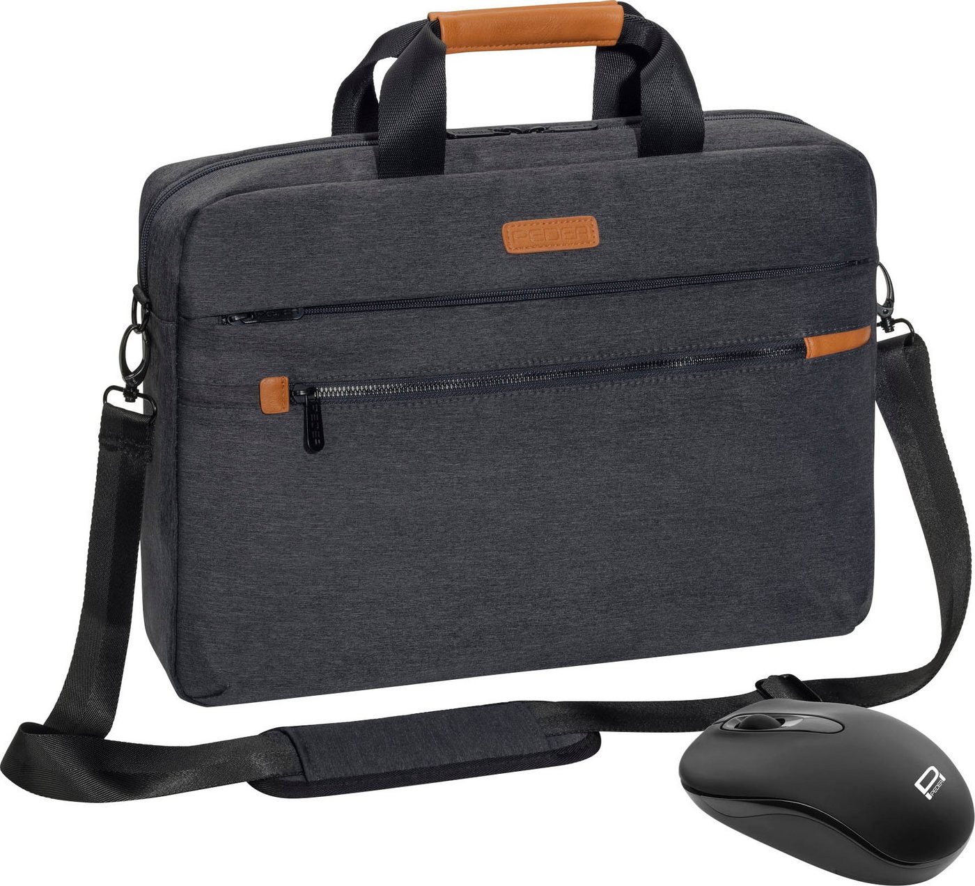 PEDEA Laptoptasche ELEGANCE Pro 43,9cm (17,3) + Maus von PEDEA