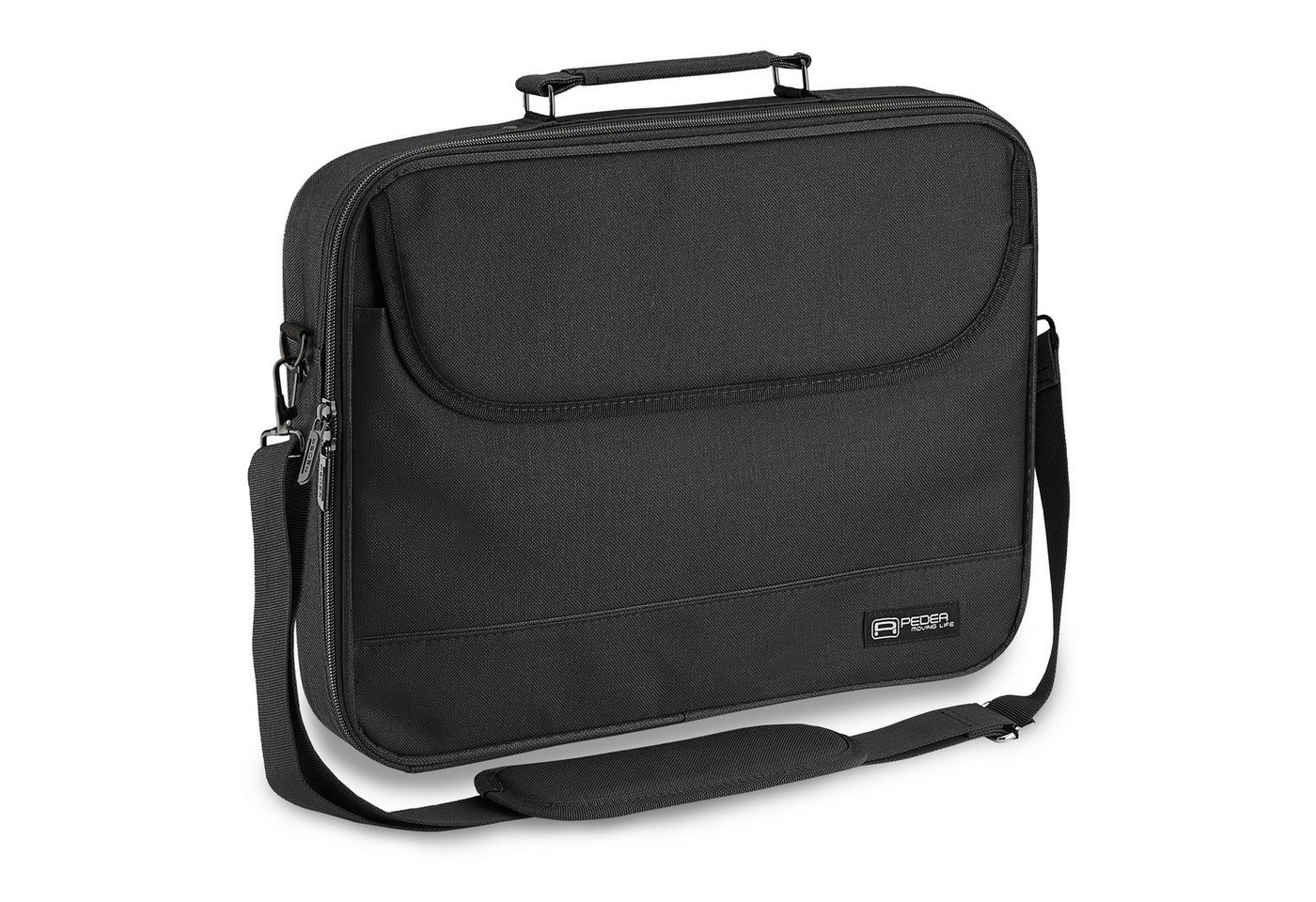 PEDEA Laptoptasche FAIR (Laptopfach: 38,5 cm x 28 cm x 4,5 cm (BxHxT), bis 15,6 Zoll (39,6 cm) Schutzrahmen, wasserabweisend, Schultergurt von PEDEA