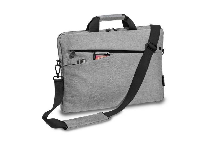 PEDEA Laptoptasche FASHION Umhängetasche mit Polsterung 13,3 / 15,6 / 17,3 Zoll, Umhängetasche mit dicken Polsterung und fleeceartigem Innenfutter von PEDEA