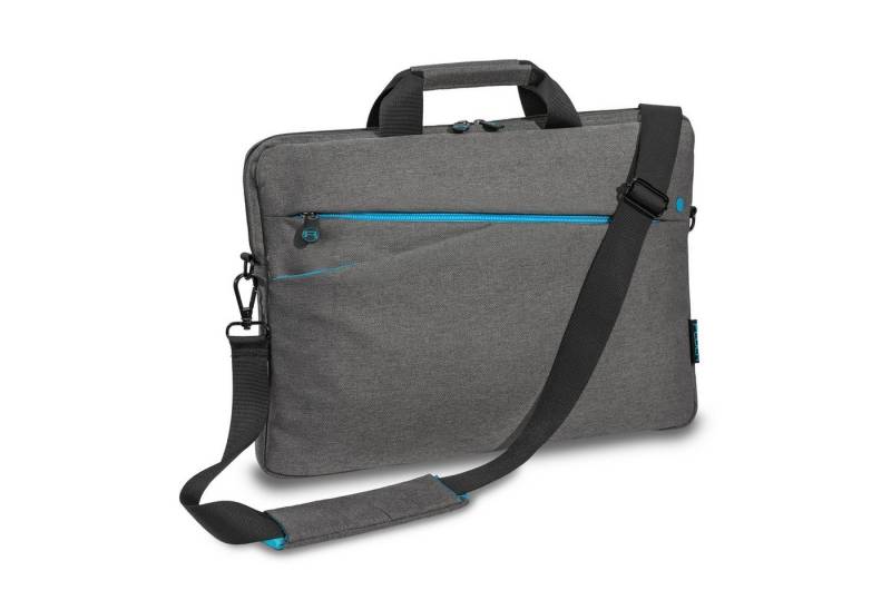 PEDEA Laptoptasche FASHION Umhängetasche mit Polsterung 13,3 / 15,6 / 17,3 Zoll (13,3 Zoll (33,8 cm), Umhängetasche mit dicken Polsterung und fleeceartigem Innenfutter von PEDEA