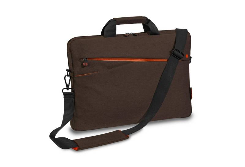 PEDEA Laptoptasche FASHION Umhängetasche mit Polsterung 13,3 / 15,6 / 17,3 Zoll (15,6 Zoll (39,6 cm), Umhängetasche mit dicken Polsterung und fleeceartigem Innenfutter von PEDEA
