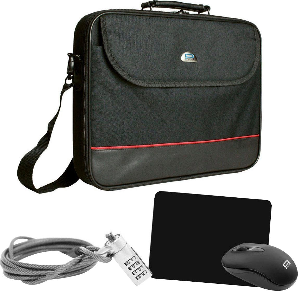 PEDEA Laptoptasche Notebook-Tasche Starter Kit 43,9 cm (17,3 Zoll) von PEDEA