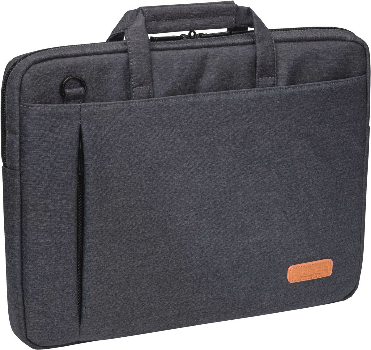 PEDEA Laptoptasche Notebooktasche "ELEGANCE" 15,6" (39,6cm), grau von PEDEA