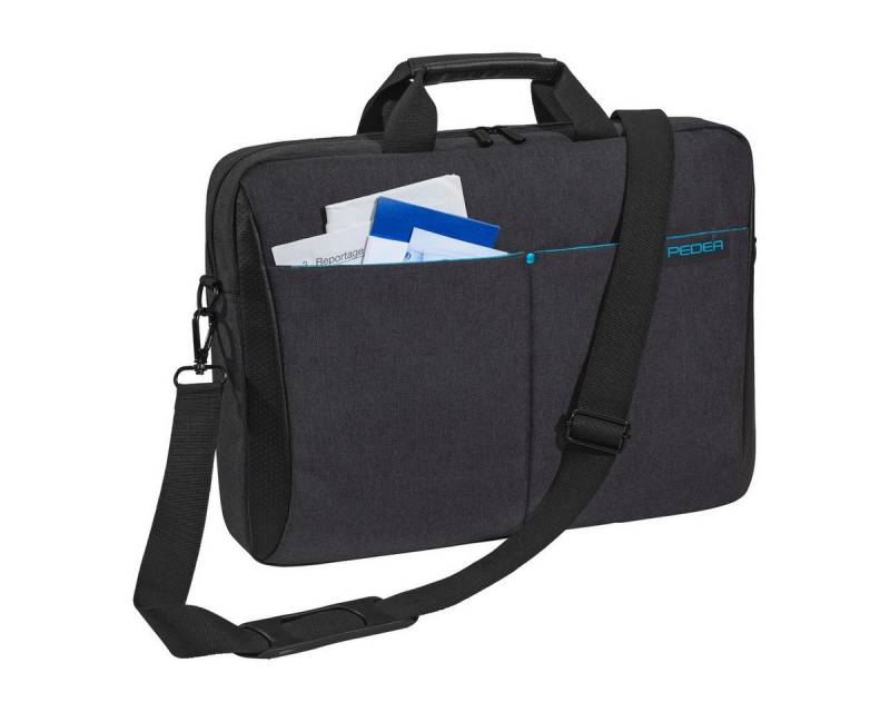PEDEA Laptoptasche Notebooktasche "Lifestyle" 39,6cm (15,6), Schw von PEDEA