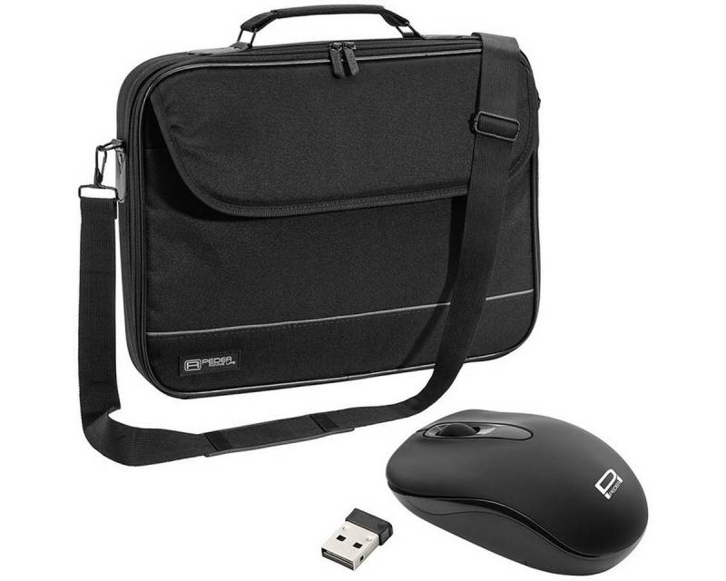 PEDEA Laptoptasche PEDEA Notebooktasche -Fair- 14,1 Zoll (35,8cm) + PC Maus, sw von PEDEA