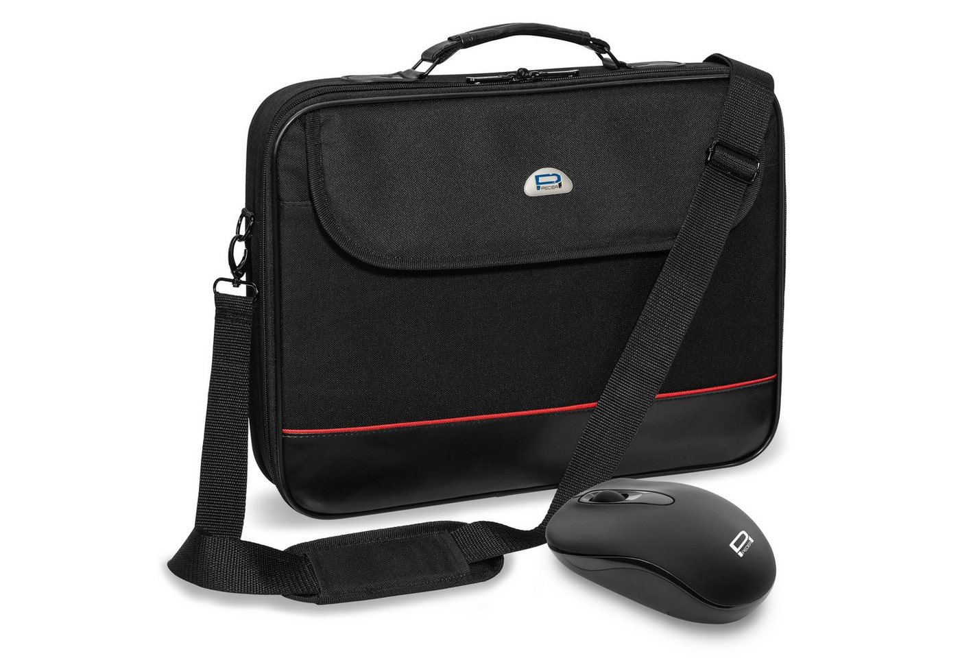 PEDEA Laptoptasche TRENDLINE (13,3 Zoll (33,8 cm), mit Funkmaus), mit stabilem Schutzrahmen, wasserabweisend, verstellbarer Schultergurt von PEDEA