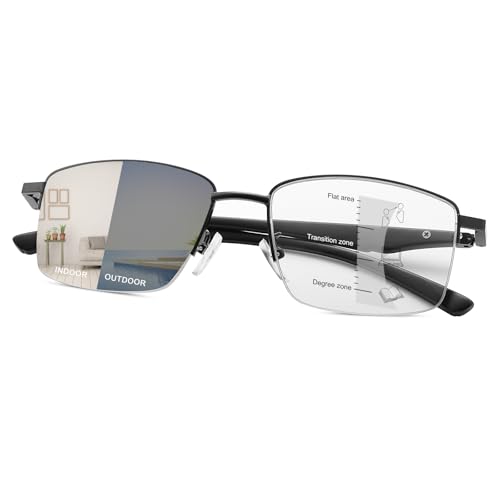 PEEPAI Photochrome Progressive Multifocus Lesebrille Federscharnier UV Sun Reader Antiblau Licht Übergang Brille für Damen Herren 3.5 PEEPAI Photochrome Progressive Multifocus Lesebrille Federscharnier UV Sun Reader Antiblau Licht Übergang Brille für Damen Herren 3.5 von PEEPAI