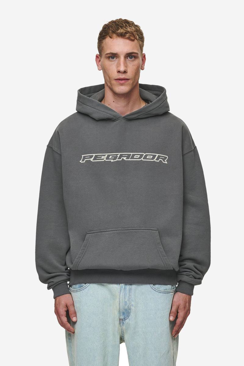 Alden Oversized Hoodie Washed Anthracite von PEGADOR®